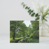 Dock Feeder Canal, Bute Park, Cardiff, Wales. Briefkaart (Staand voorkant)