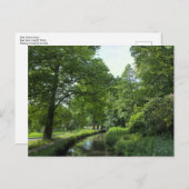 Dock Feeder Canal, Bute Park, Cardiff, Wales. Briefkaart (Voorkant / Achterkant)