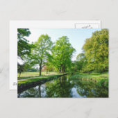 Dock Feeder Canal, Bute Park, Cardiff, Wales. Briefkaart (Voorkant / Achterkant)