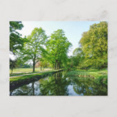 Dock Feeder Canal, Bute Park, Cardiff, Wales. Briefkaart (Voorkant)