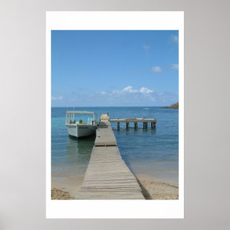 Dock in de zon poster