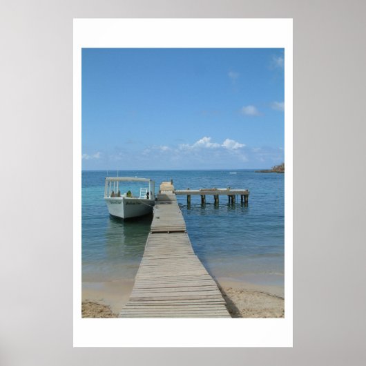 Dock in de zon poster (Voorkant)