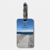 Dock in het Bagagelabel van de Atlantische Oceaan (Achterkant verticaal)