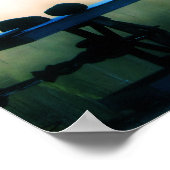 Dock in misvormd panoramisch Poster (Hoek)