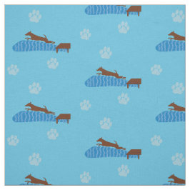 Dock Jumping Dog Stof