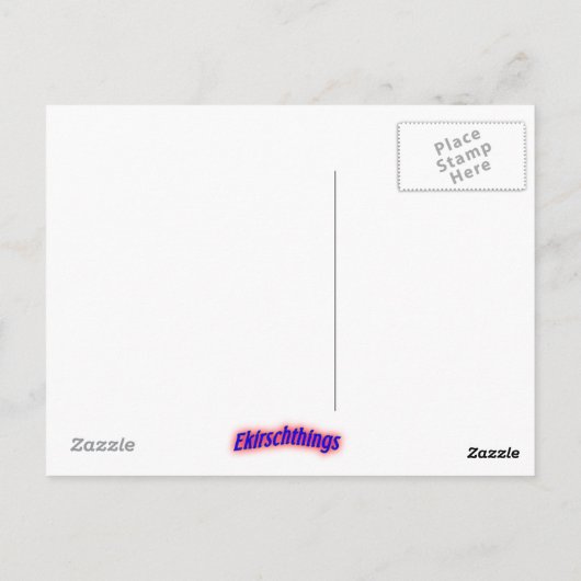 Dock langs de Indische rivierbaai Briefkaart (Achterkant)