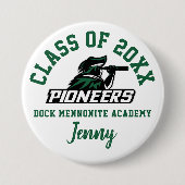 Dock Mennonite Academy Button Logo Custom Personal (Voorkant)