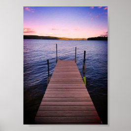 Dock on Long Lake Poster