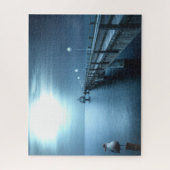 Dock op de Bay Evening Legpuzzel (Verticaal)