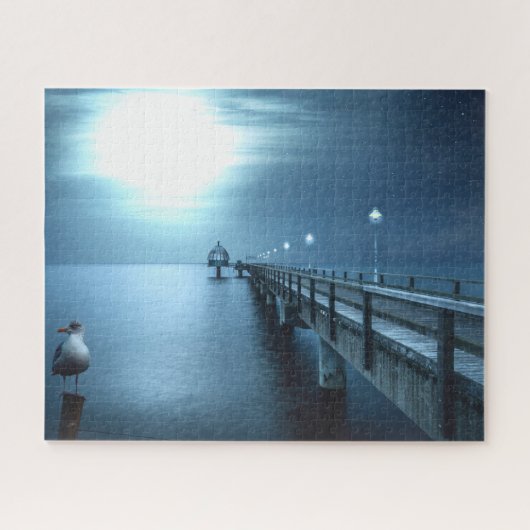 Dock op de Bay Evening Legpuzzel (Horizontaal)