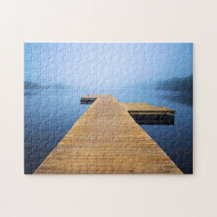 Dock op het meer legpuzzel