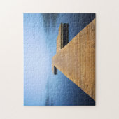 Dock op het meer legpuzzel (Verticaal)