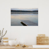 Dock op het poster van het mistemiameer (Keuken)