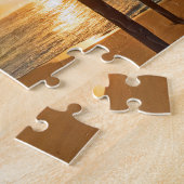 Dock op zonsopgang legpuzzel (Zijkant)
