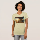 Dock op zonsopgang  t-shirt (Voorkant volledig)