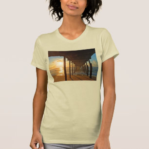 Dock op zonsopgang t-shirt