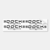 DOCK Surfboards Bumpersticker (Voorkant)