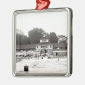 Dock Uitzicht Lakeside Chautauqua, Ohio Metalen Ornament (Links)