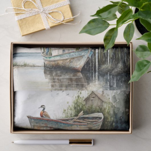 Dock van Bay Tissuepapier (Geschenk)