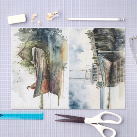 Dock van Bay Tissuepapier (Craft)