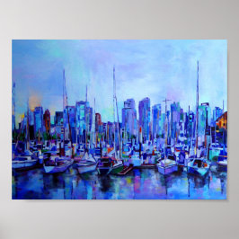 Dock van de baai poster