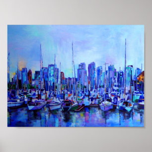 Dock van de baai poster