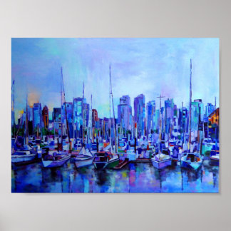 Dock van de baai poster