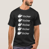 Docker Engine Programmering Coding Software Deve T-shirt (Voorkant)