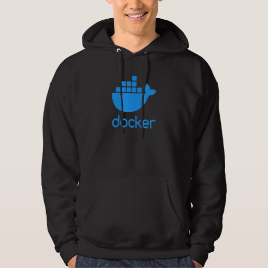 Docker Engine Software Programmeren Coderen On Hoodie (Voorkant)
