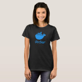 Docker Engine Software Programming Coding Develop T-shirt (Voorkant volledig)