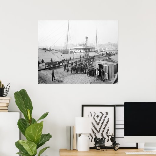 Docker In Pay: 1905 Poster (Thuiskantoor)