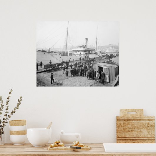 Docker In Pay: 1905 Poster (Keuken)