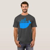 Docker Js C Gloriby Ruby Python Hackathon Tech T-shirt (Voorkant volledig)