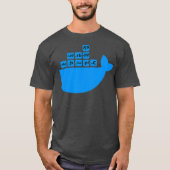 Docker Js C Gloriby Ruby Python Hackathon Tech T-shirt (Voorkant)
