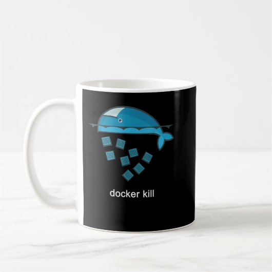 Docker Kill T Shirt Koffiemok (Links)