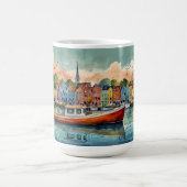 Docking Boats Coffee Mok (Center)
