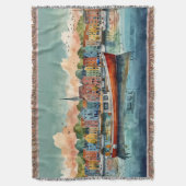 Docking Boats Gooi Deken (Voorkant Verticaal)