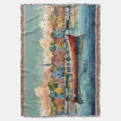 Docking Boats Gooi Deken (Voorkant Verticaal)