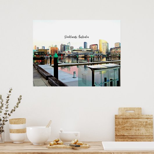 Docklands, Australia Poster (Keuken)