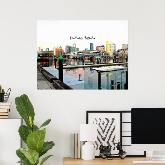 Docklands, Australia Poster (Thuiskantoor)