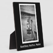 Dockside Boothbay Harbor 8x10 Met Ezel Fotoplaat (Zijkant)