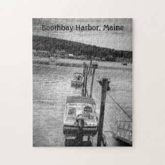 Dockside Boothbay Harbour 11x14 Photo Puzzle w/Box Legpuzzel