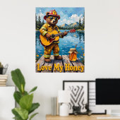 Dockside Dulcet Beer Poster (Thuiskantoor)