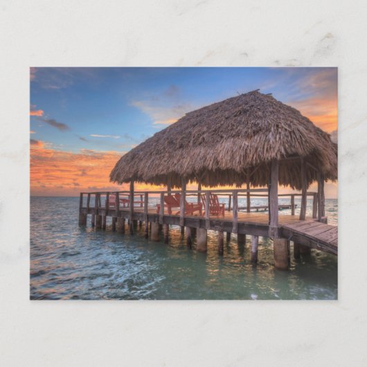 Dockside Sunrise Briefkaart (Voorkant)