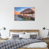 Dockside Sunrise Canvas Afdruk (Insitu (Slaapkamer))