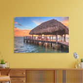 Dockside Sunrise Canvas Afdruk (Insitu (Woonkamer))