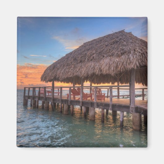 Dockside Sunrise Magneet (Voorkant)