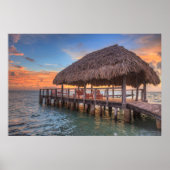 Dockside Sunrise Poster (Voorkant)