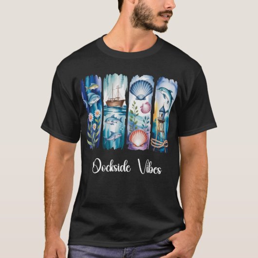 Dockside Vibes Zee Life T-shirt (Voorkant)