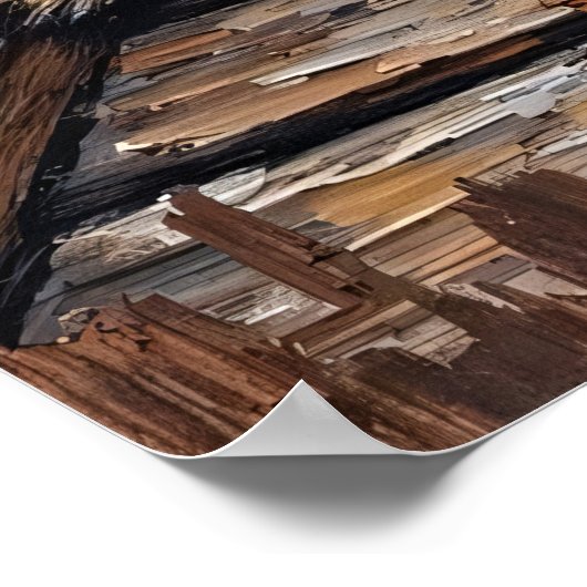 Dockside Wanderer: Wasbeer bij het meer Poster (Hoek)